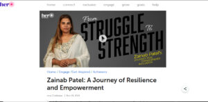 Zainab Patel: A Journey of Resilience and Empowerment